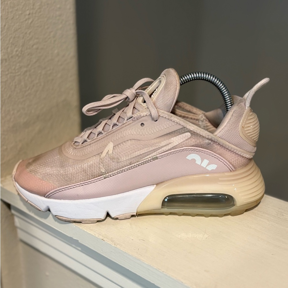 Nike Womens Nike Air Max 2090 Shoe Rose Metallic Silver White Sz 7 #CT1290-600 - Picture 4 of 9